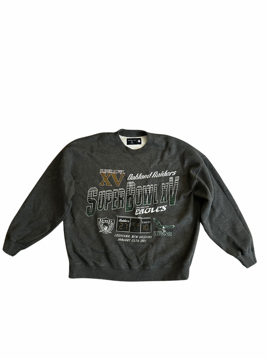 Super Bowl XV Eagles vs Raiders Sweatshirt (Men's XL)