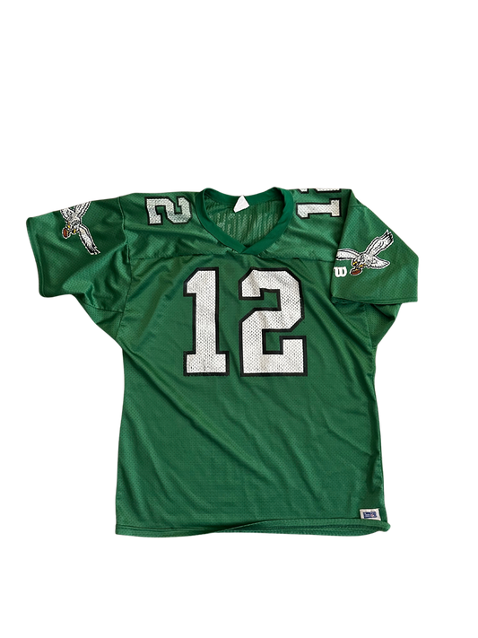 Randall Cunningham RARE Wilson Kelly Green Jersey (Men's XL)